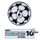 25–26 UCL Starball 6 keer winnaar + 10-jarig jubileum UEFA Foundation patchset  + €6,00 
